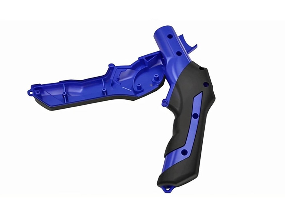 Custom color injection molded consumer part